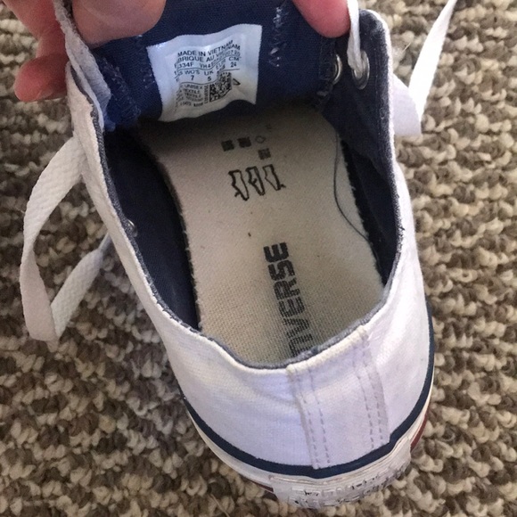 White Converse - Picture 7 of 8